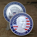 Affichage en alliage de zinc personnalisé Biden Double Coin